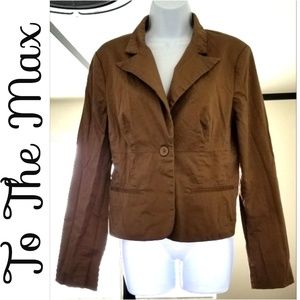 To The MAX, Large, Womens, Single Button Blazer